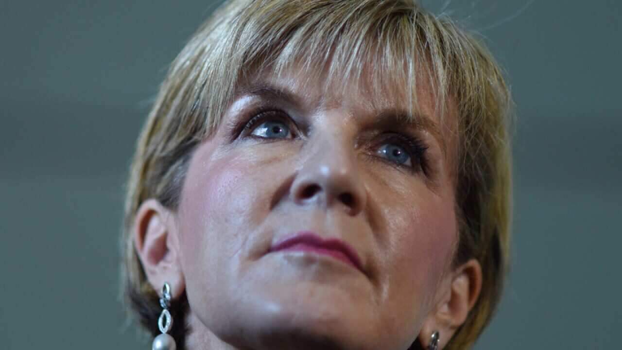 Foreign Minister Julie Bishop