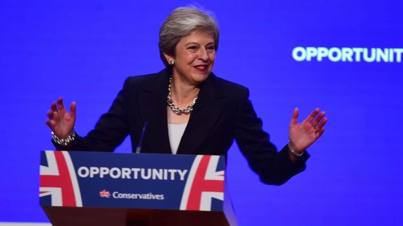 UK Prime Minister Theresa May.