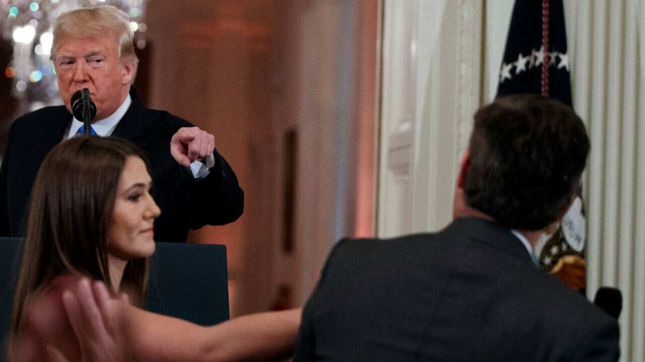 Donald Trump clashes with 'rude, terrible' CNN reporter | SBS News