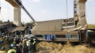 Dozens dead after crane collapses onto train in Thailand