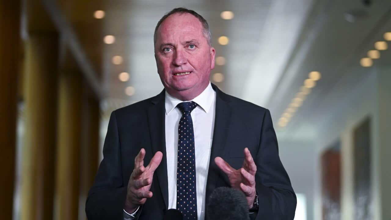 Nationals leader Barnaby Joyce speaking ahead of Sunday's party room meeting says there is little chance of support for a steep increase to the 2030 target.