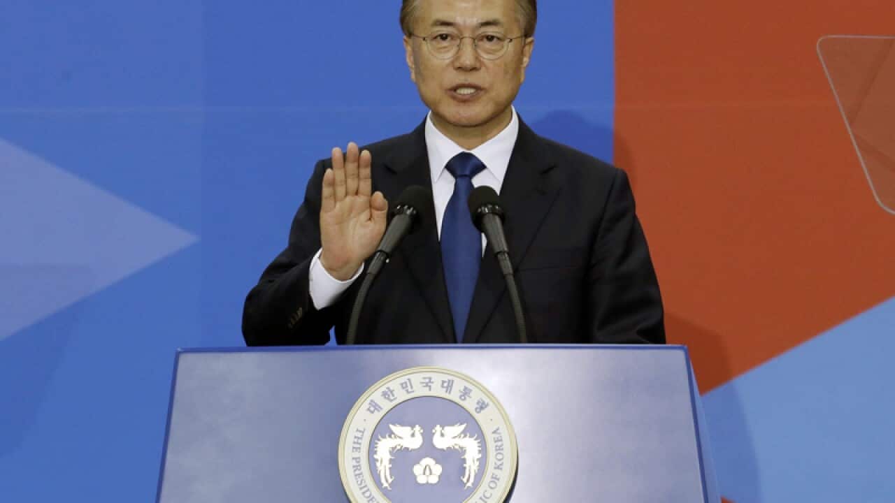 South Korean President Moon Jae-in