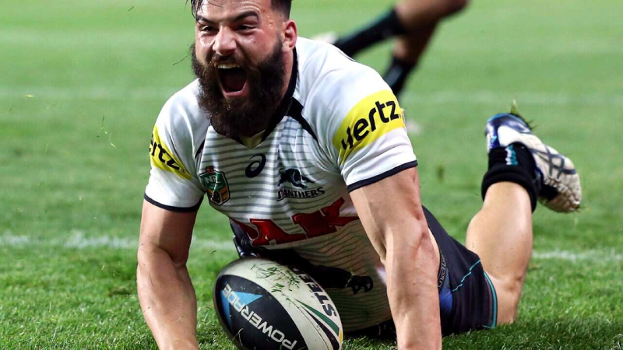 Josh Mansour of the Penrith Panthers