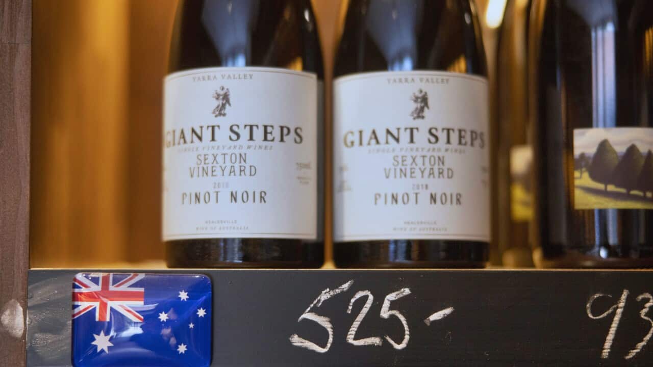 Australian wine in China (EPA via AAP)