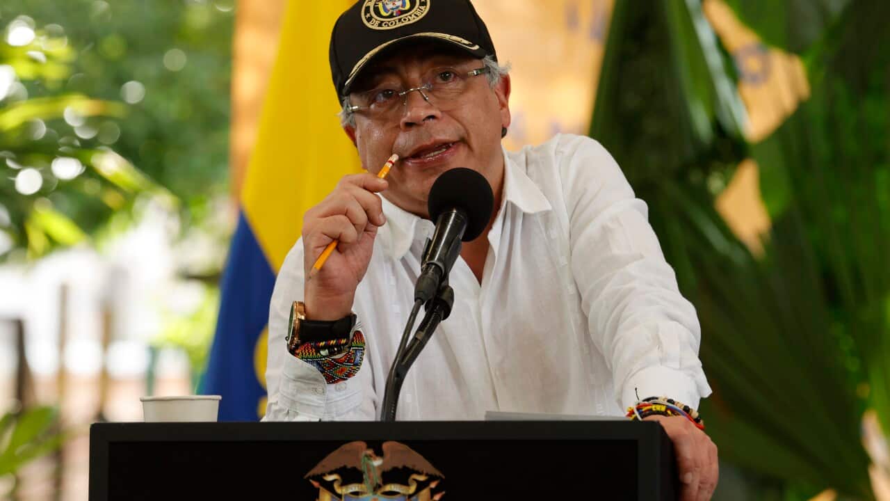 Colombian President Petro leads weapons destruction ceremony in Puerto Asis