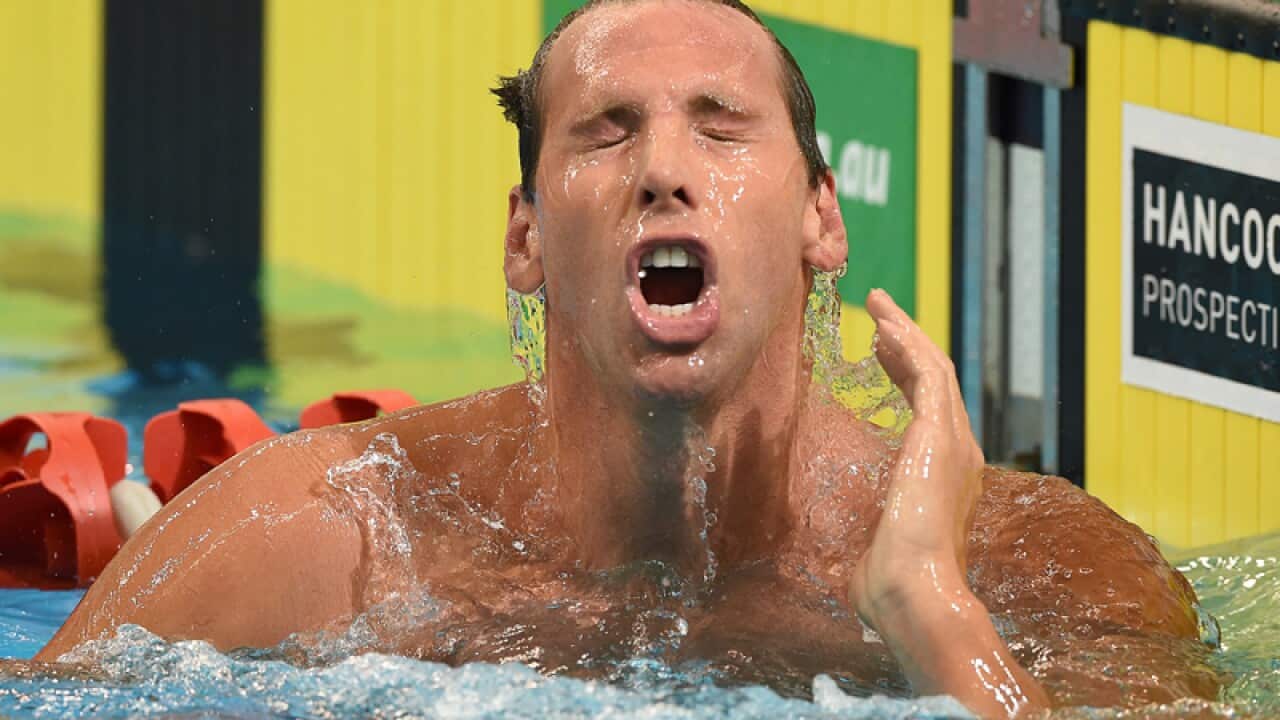 Australian swimmer Grant Hackett