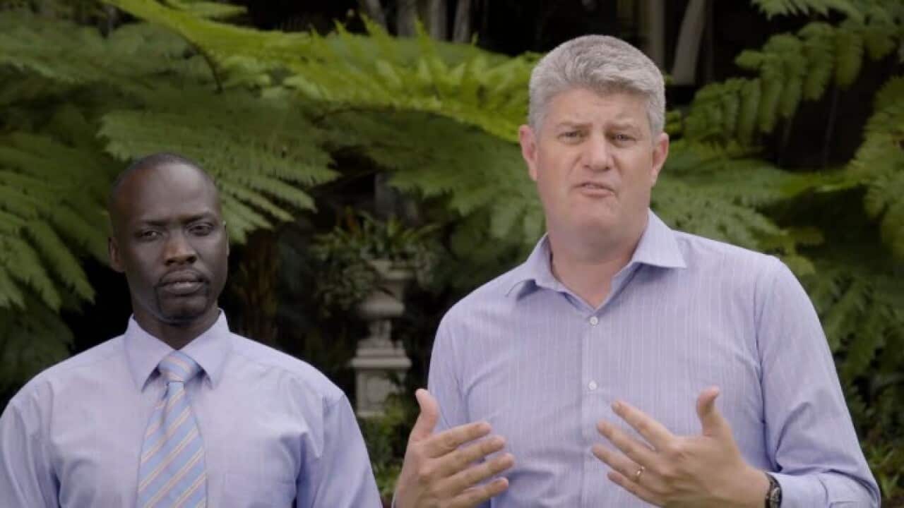 Elijah Kuot Buol Stirling Hinchliffe; Member of Multicultural Queensland Advisory Council and Hon, Stirling Hinchliffe, Minister for Multicultural Affairs