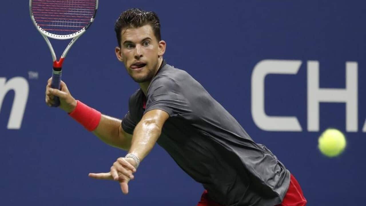 Dominic Thiem of Austria.