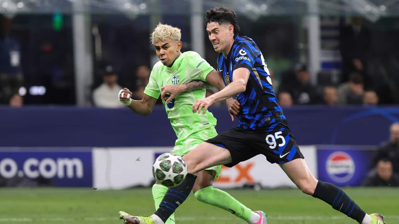 Italy: FC Inter vs FC Barcelona, UEFA Champions League 2024/2025, SF 2nd Leg