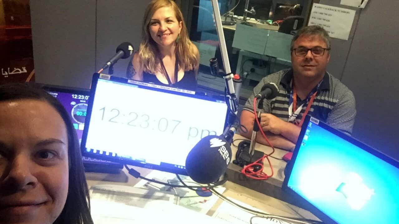 Slovenian broadcasters on SBS Radio: Katarina Van Der Linden, Lenti Lenko and Tania Smrdel