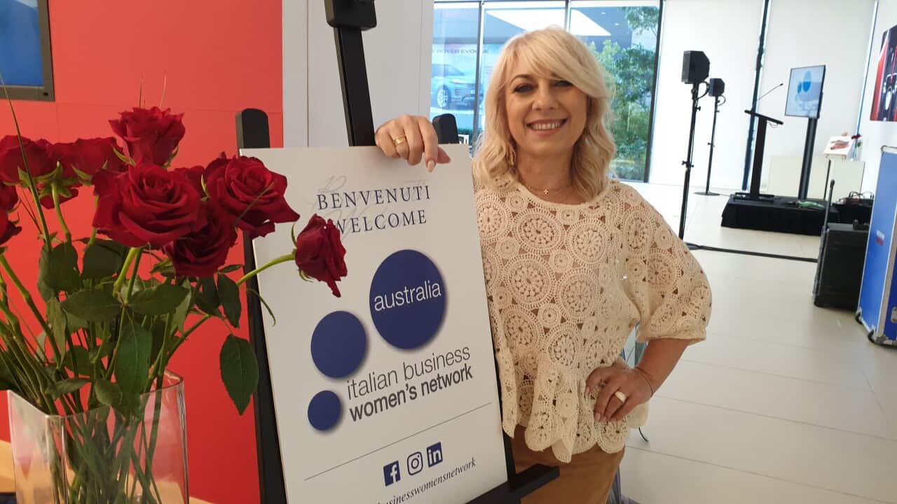 Mariangela Stagnitti at the launch of the Italian Business Women's Network at Ferrari Brisbane 23 October 2019 - Photo Courtesy of The Italian Business Womens Network