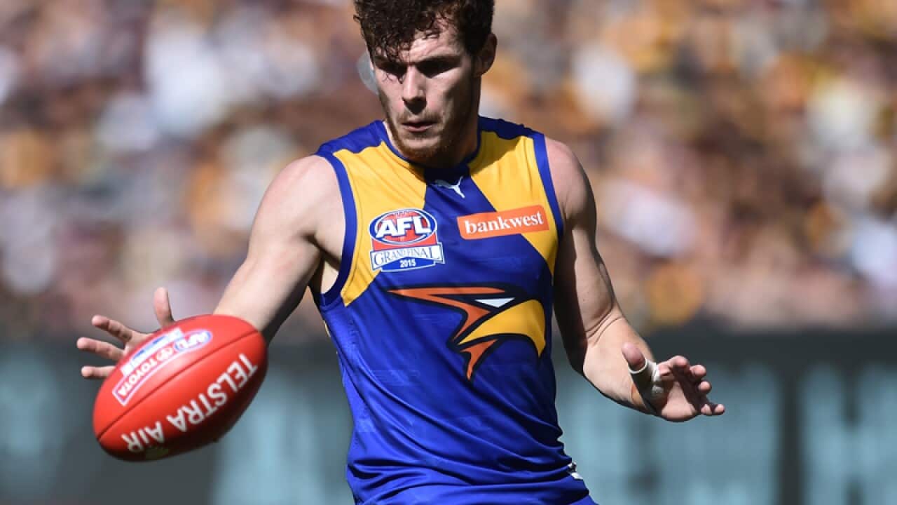 West Coast Eagles player Luke Shuey.