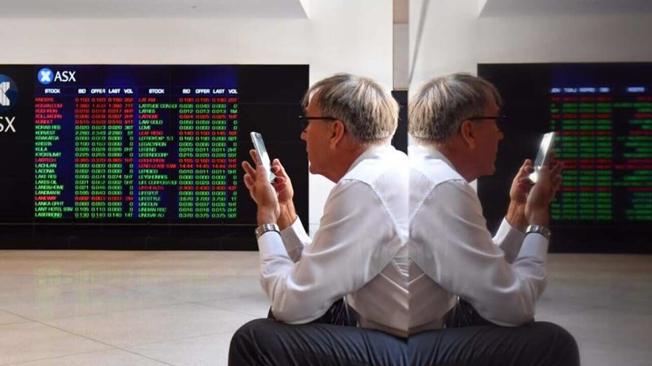 Market gains are displayed at the Australian Securities Exchange
