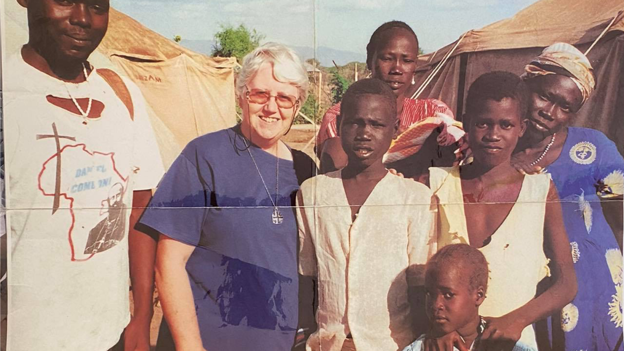 Elizabeth Adau, her Children and the Australian humanitarian work in Kakuma Refugee Camp