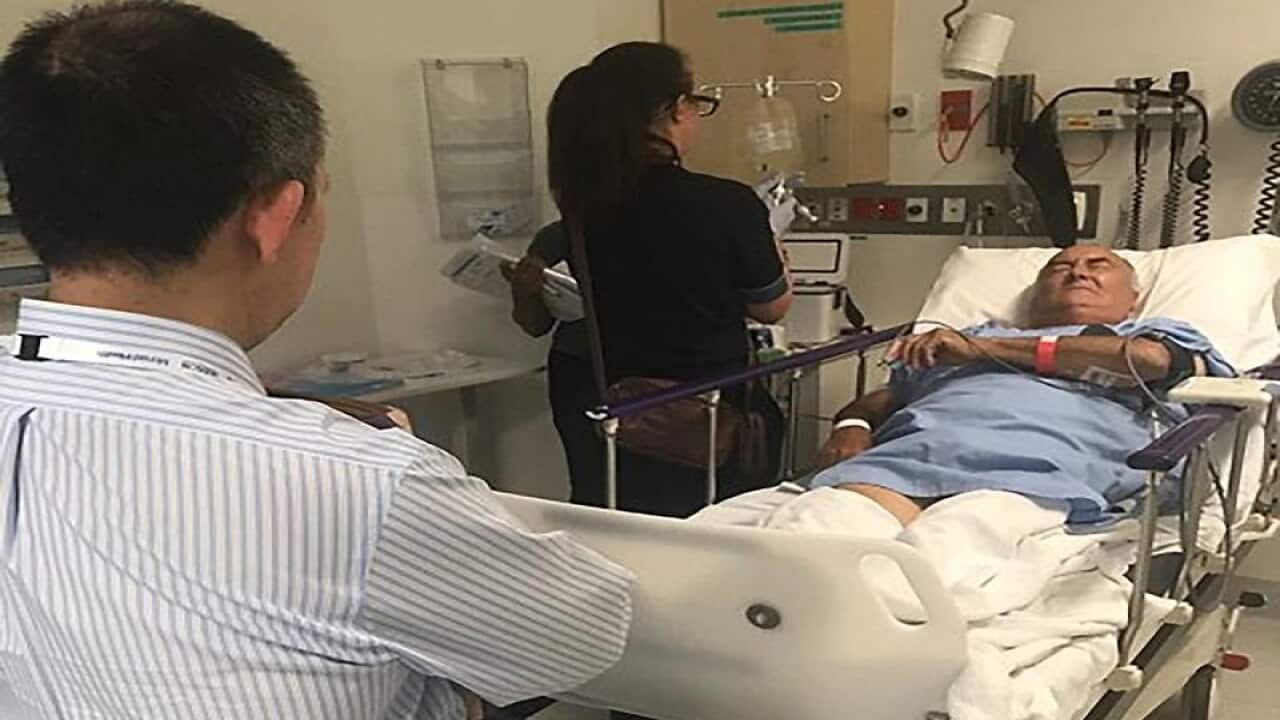 Stroke patient Kevin Baird in Melbourne