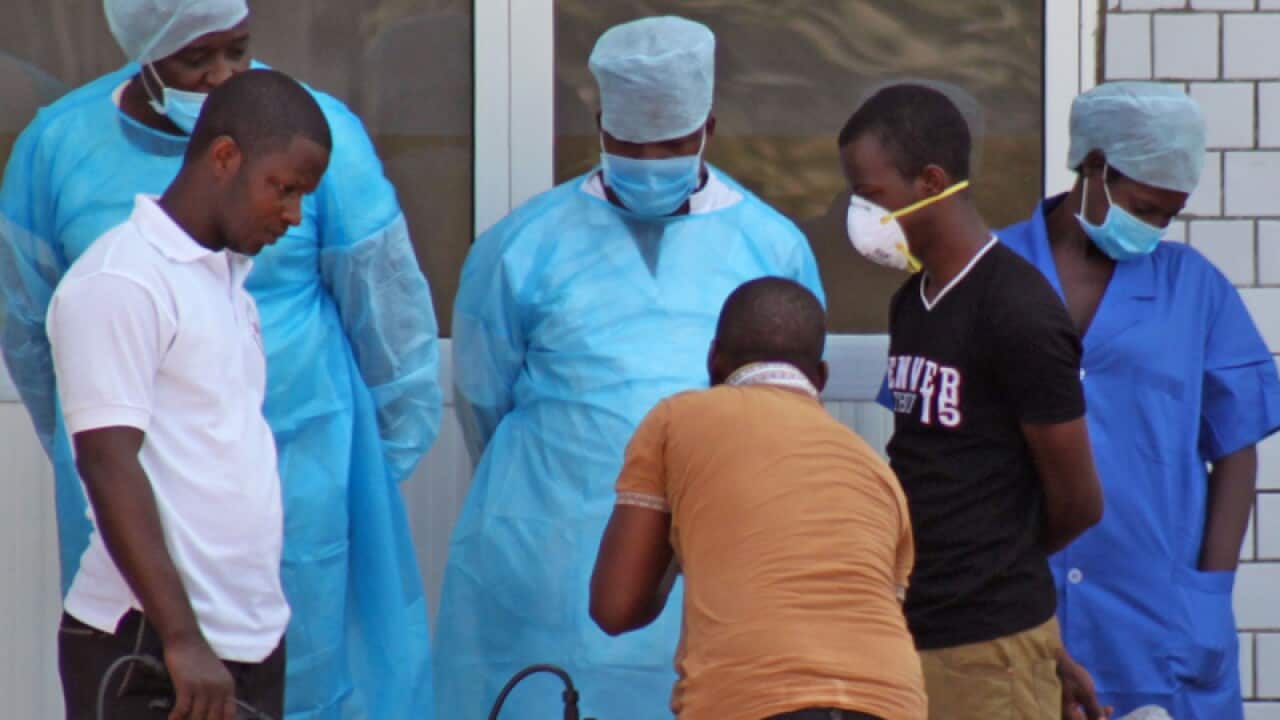 Hospital prepares for suspected Ebola cases.