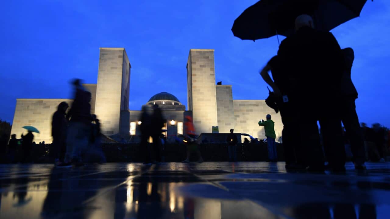 The ANZAC Day dawn service in Canberra