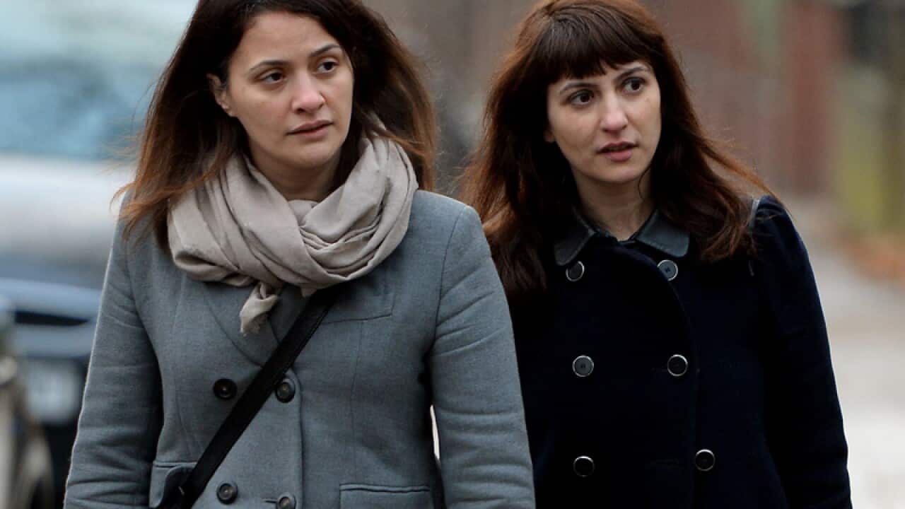 Former personal assistants Elisabetta (L) and Francesca Grillo