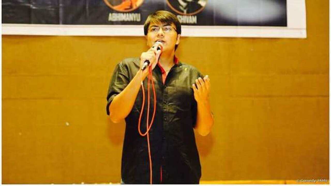 Gujarati stand-up comedian Dr Manan Thakrar