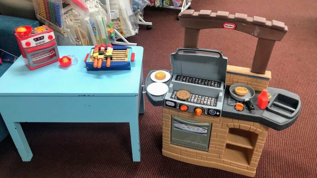 There are a wide variety of toys at toy libraries.