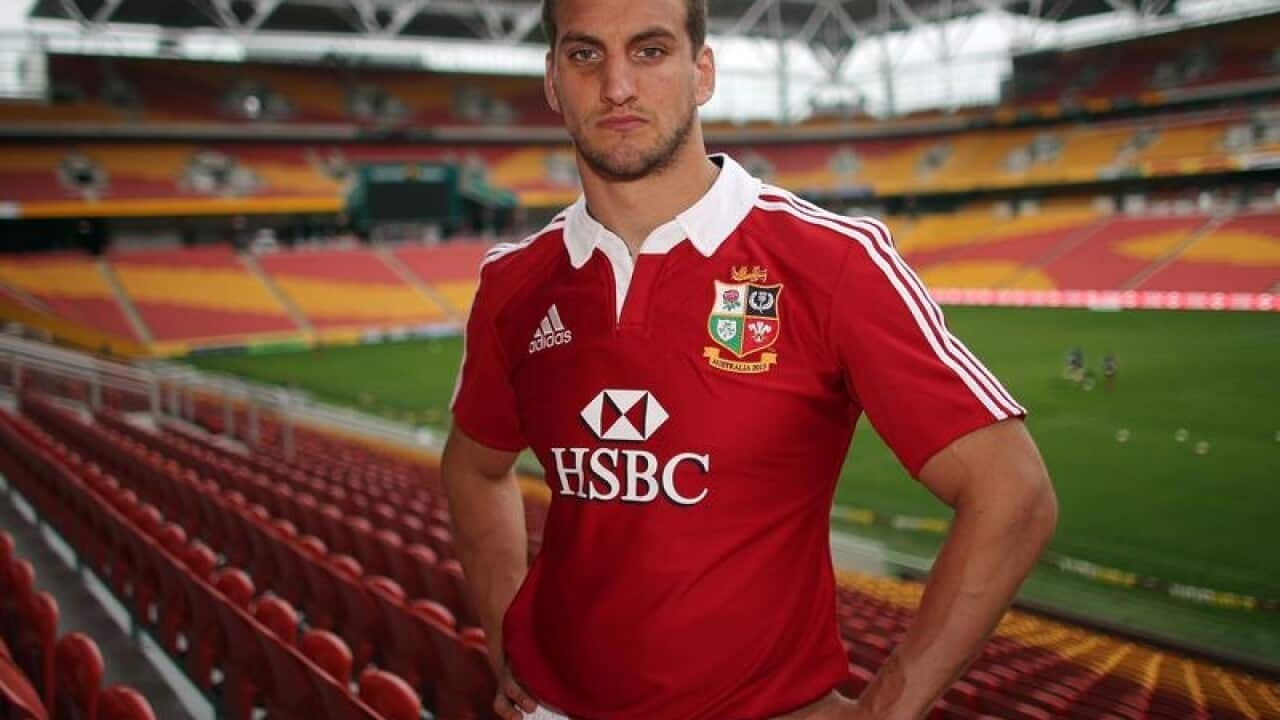 A file image of British & Irish Lions captain Sam Warburton.