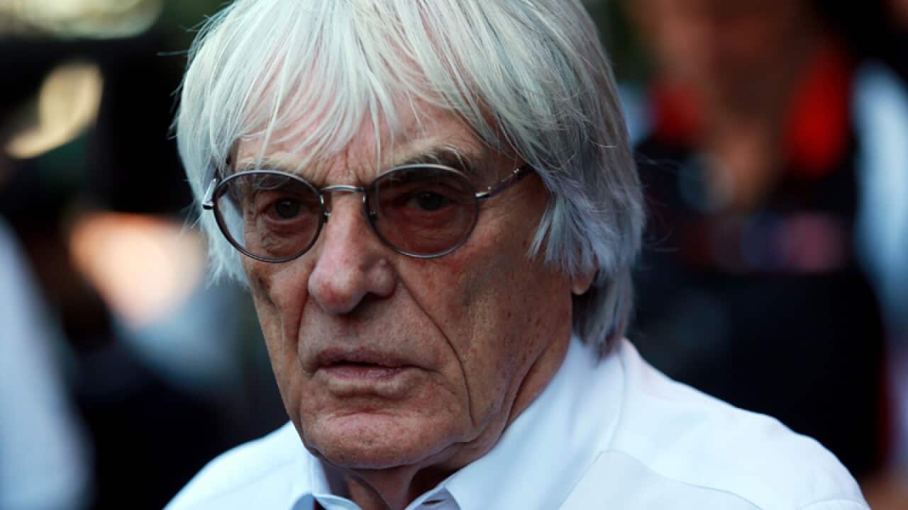 Bernie Ecclestone.