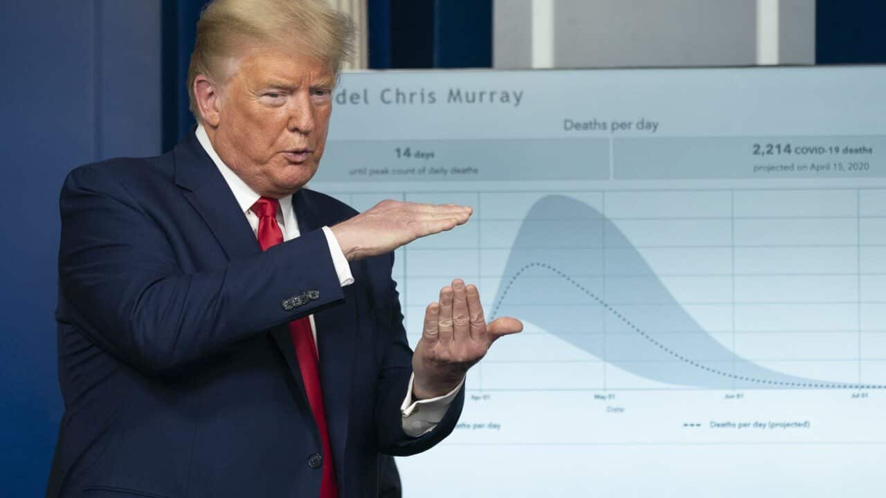 US President Donald Trump says the next couple of weeks will be "very painful".