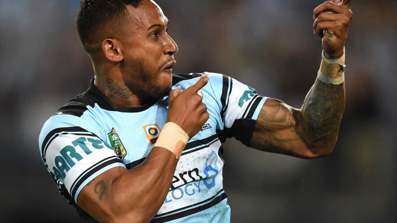 Ben Barba of the Sharks