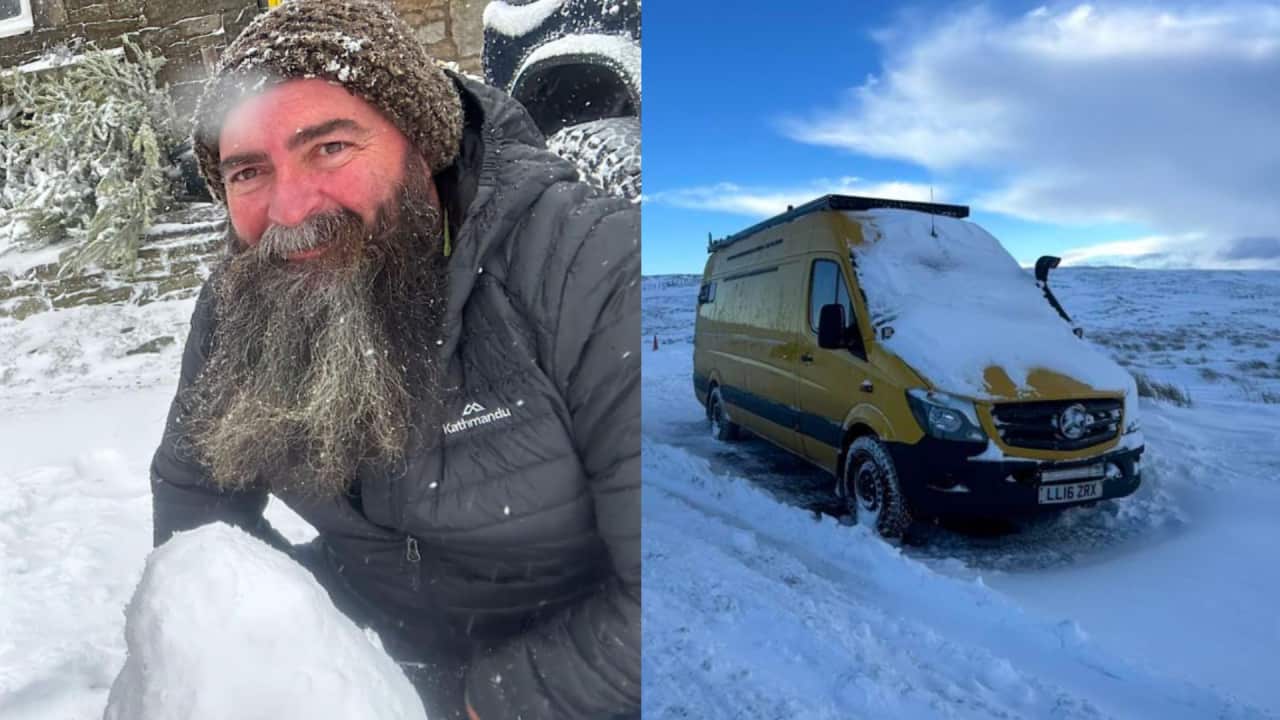 Australian couple’s ‘mad dash’ to freedom after being snowed in for days at UK pub Australian couple’s ‘mad dash’ to freedom after being snowed in for days at UK pub