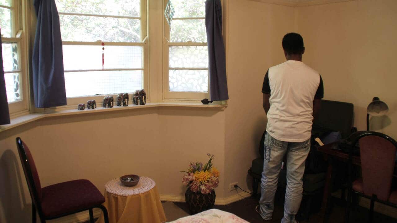 An asylum seeker on a bridging visa in Sydney - AAP.jpg