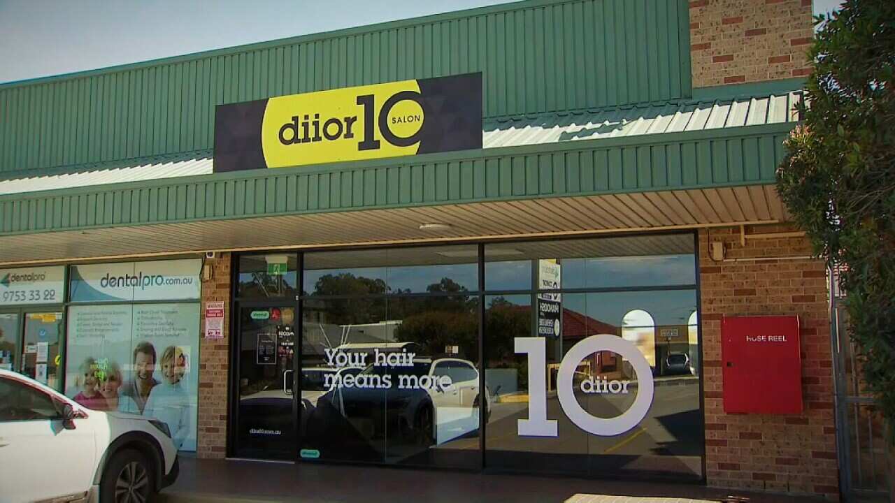 Daniel Di'Iorio's hair salon in Sydney
