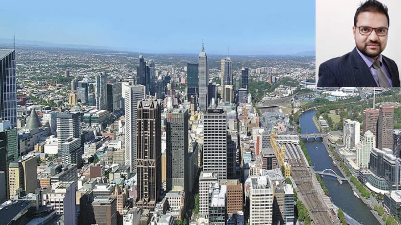 Yuvraj Verma and Melbourne Skyline