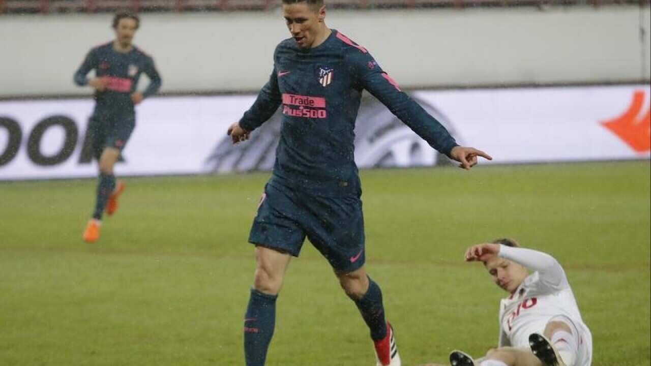 Fernando Torres of Atletico Madrid.