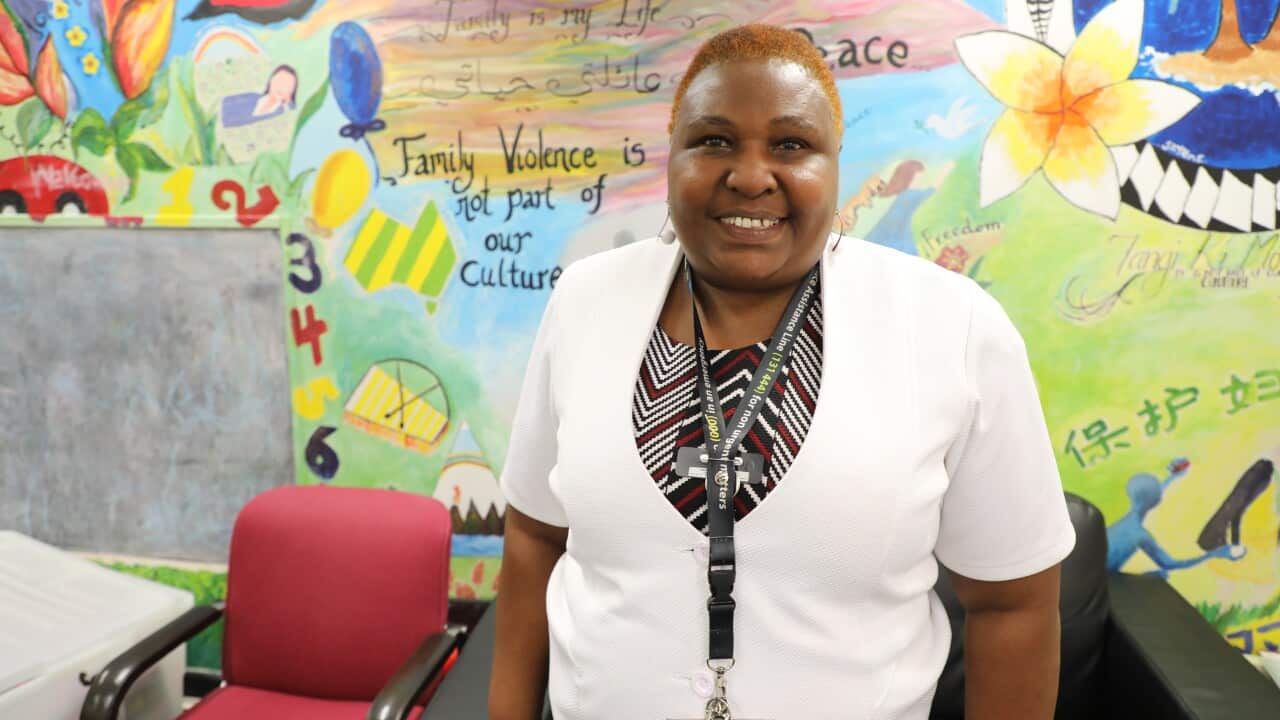 Rosemary Kariuki akiwa ofisini