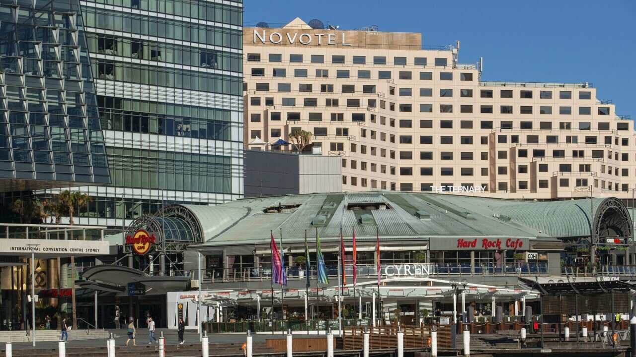 The Novotel hotel at Darling Harbour in Sydney