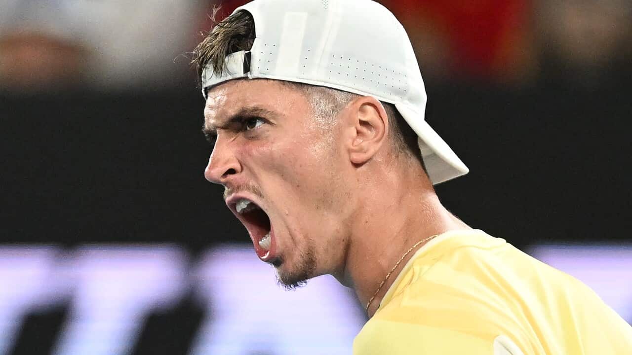 CROATIAN DINO PRIZMIC TENNIS AUSTRALIAN OPEN