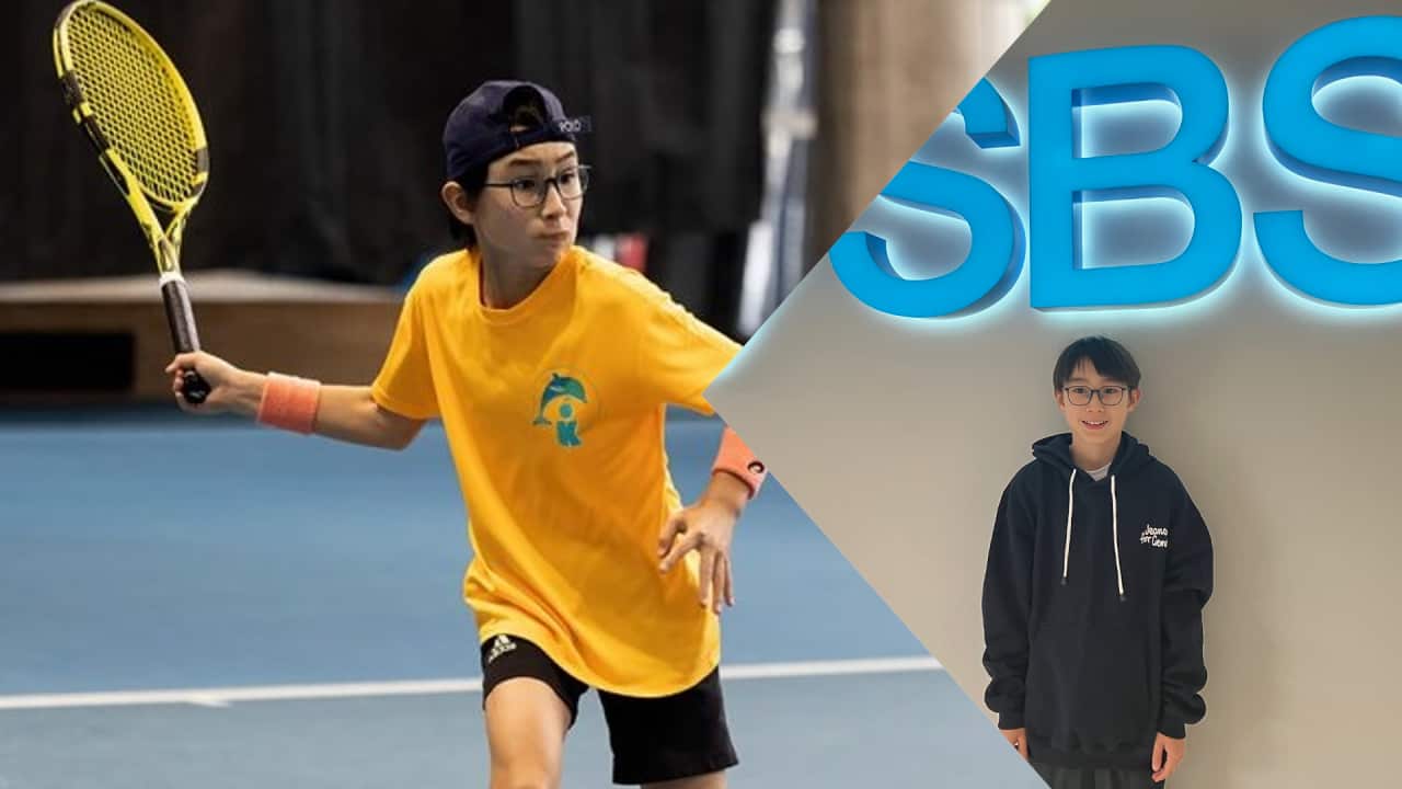 Tennis player Arato Katsuda-Green