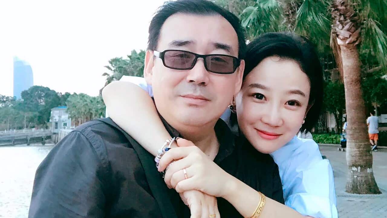 Yang Hengjun with his wife,Yuan Ruijuan.