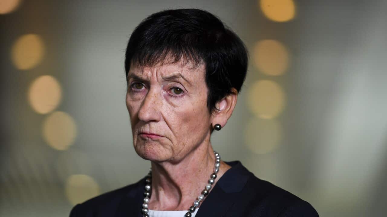 CEO of the Business Council of Australia (BCA) Jennifer Westacott speaks to the media during a press conference at Parliament House in Canberra, Wednesday, March 17, 2021. (AAP Image/Lukas Coch) NO ARCHIVING