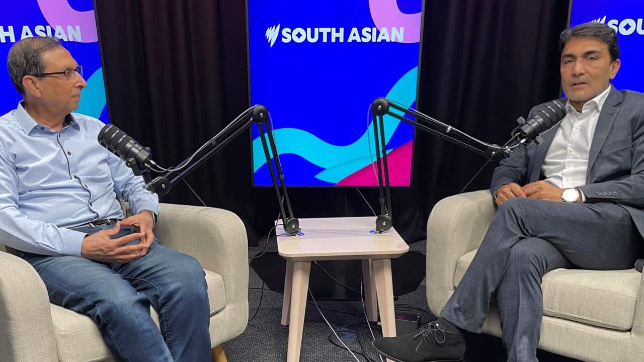 Sohail Shah from Pacers Cricket Academy in the SBS podcast studio