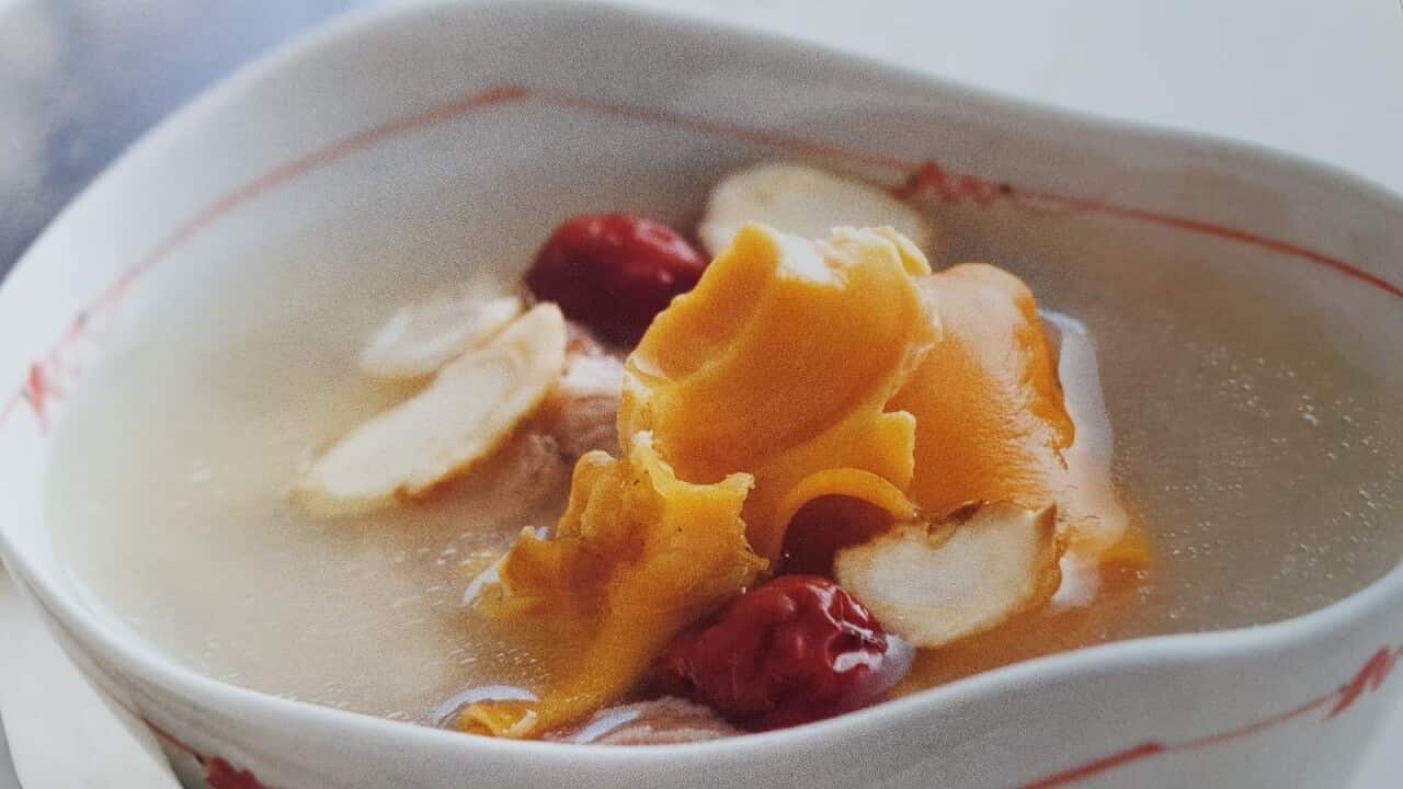 Conch will add a strong taste to the soup.