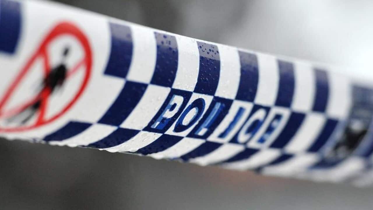 File image of police tape in NSW