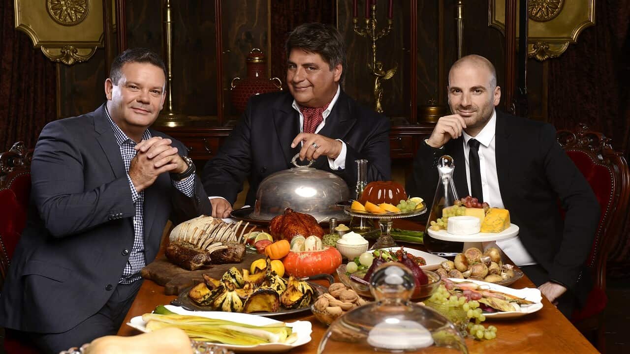 MasterChef Judges pose for portraits.