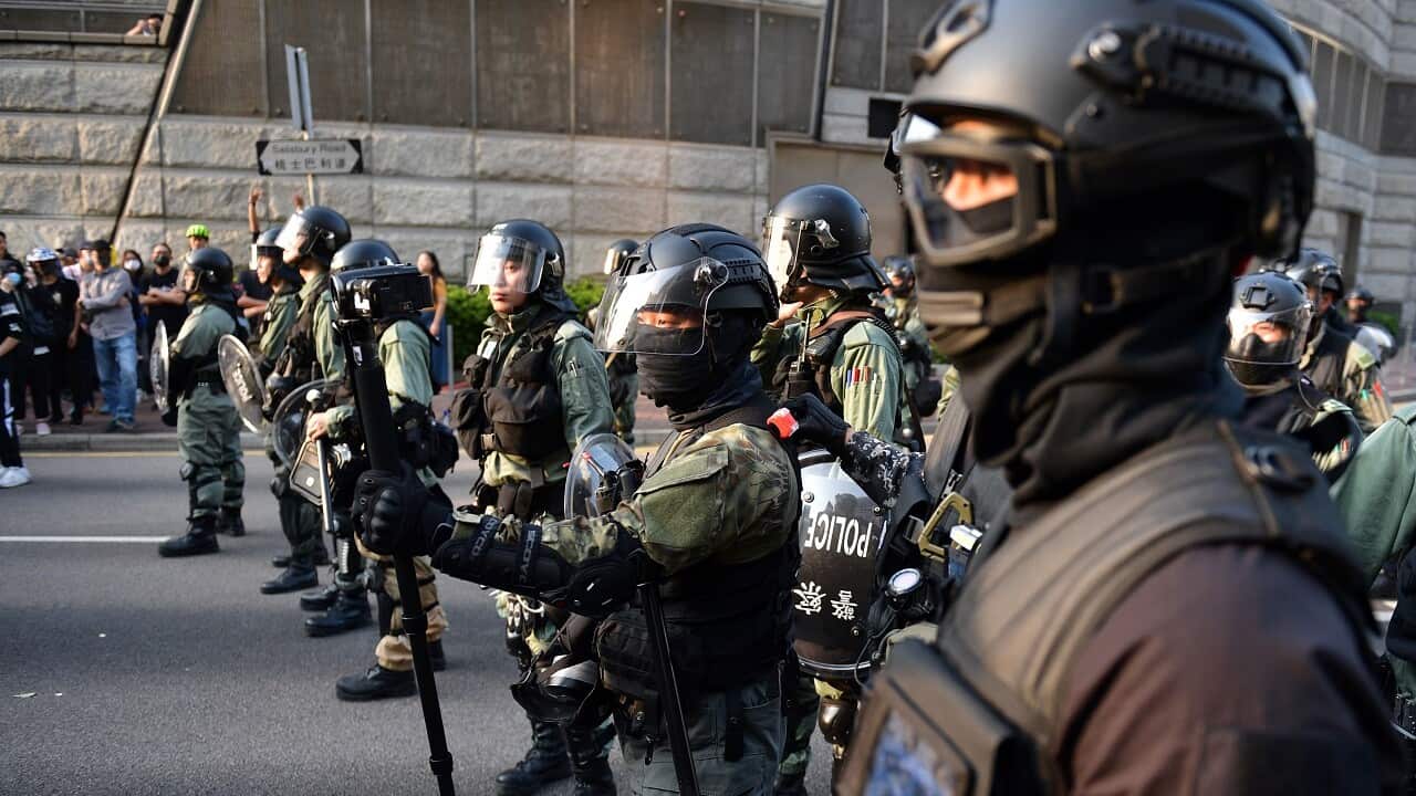 Hong Kong police said on Saturday they had arrested nine people suspected of helping 12 Hong Kong activists who fled the city in August.