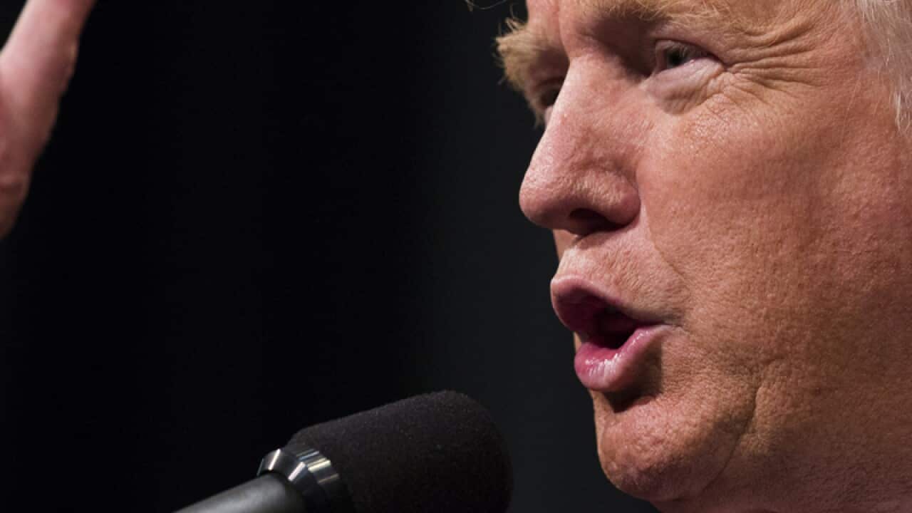 Republican presidential candidate Donald Trump