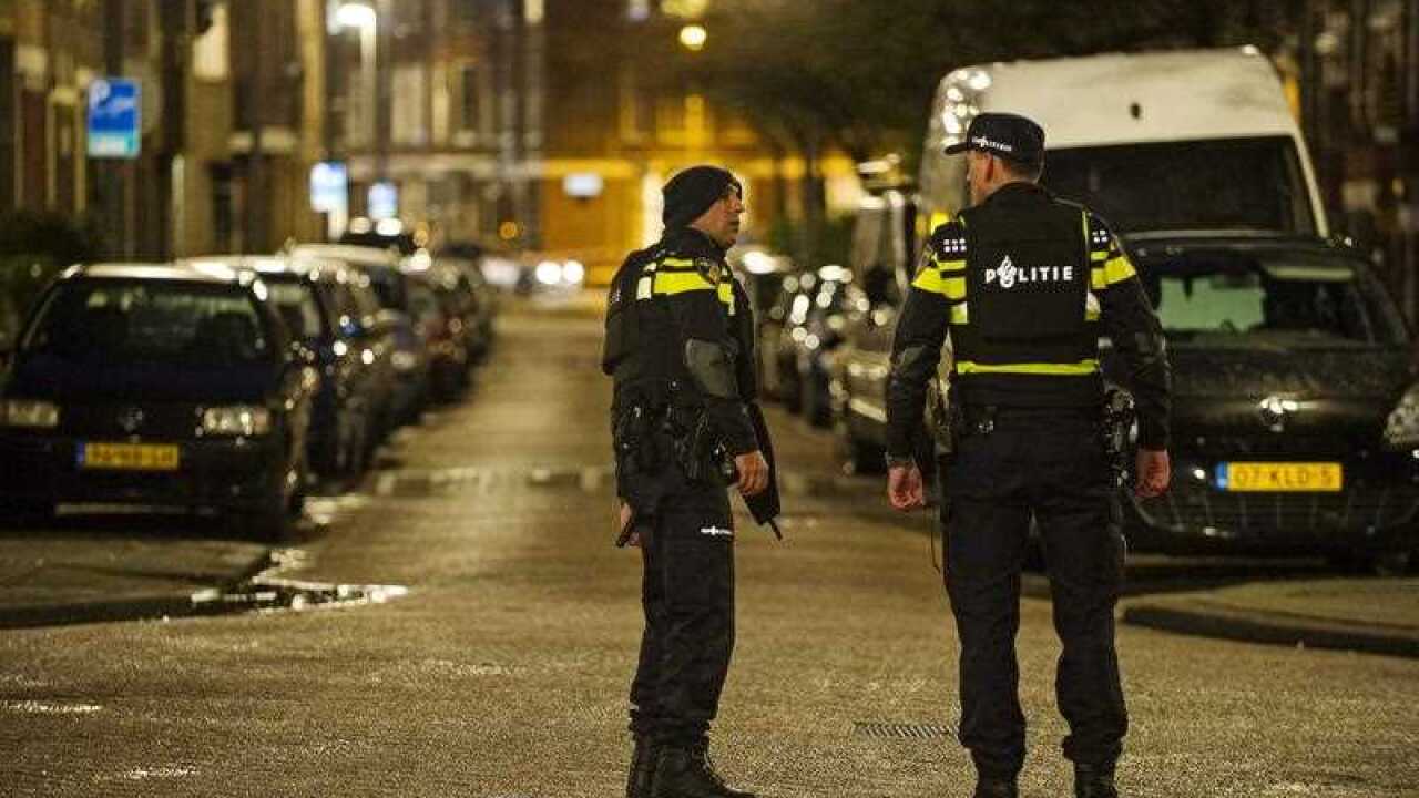 File photo showing police stand guard in Rotterdam-West, The Netherlands, 27 March 2016.