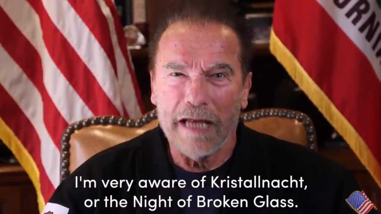 The former governor of California compared last week's attack on the US capitol to Kristallnacht.