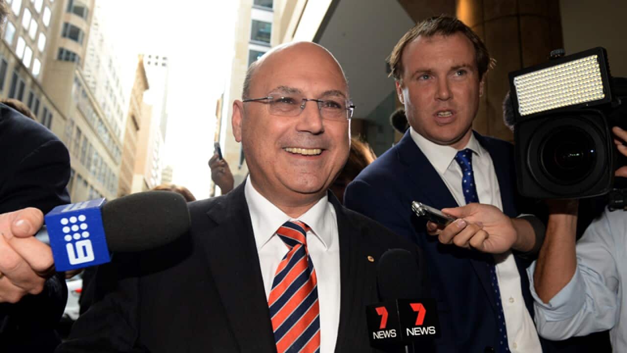 Arthur Sinodinos attends ICAC in March.