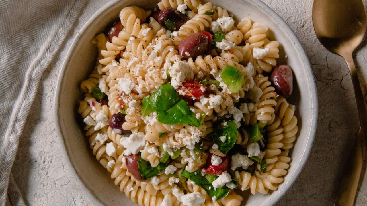 Mediterranean pasta salad