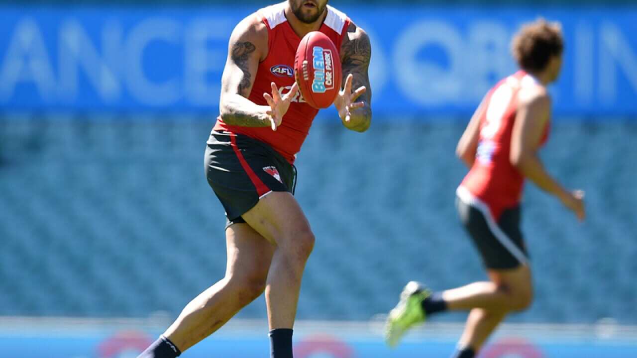 Sydney Swans player Lance Franklin